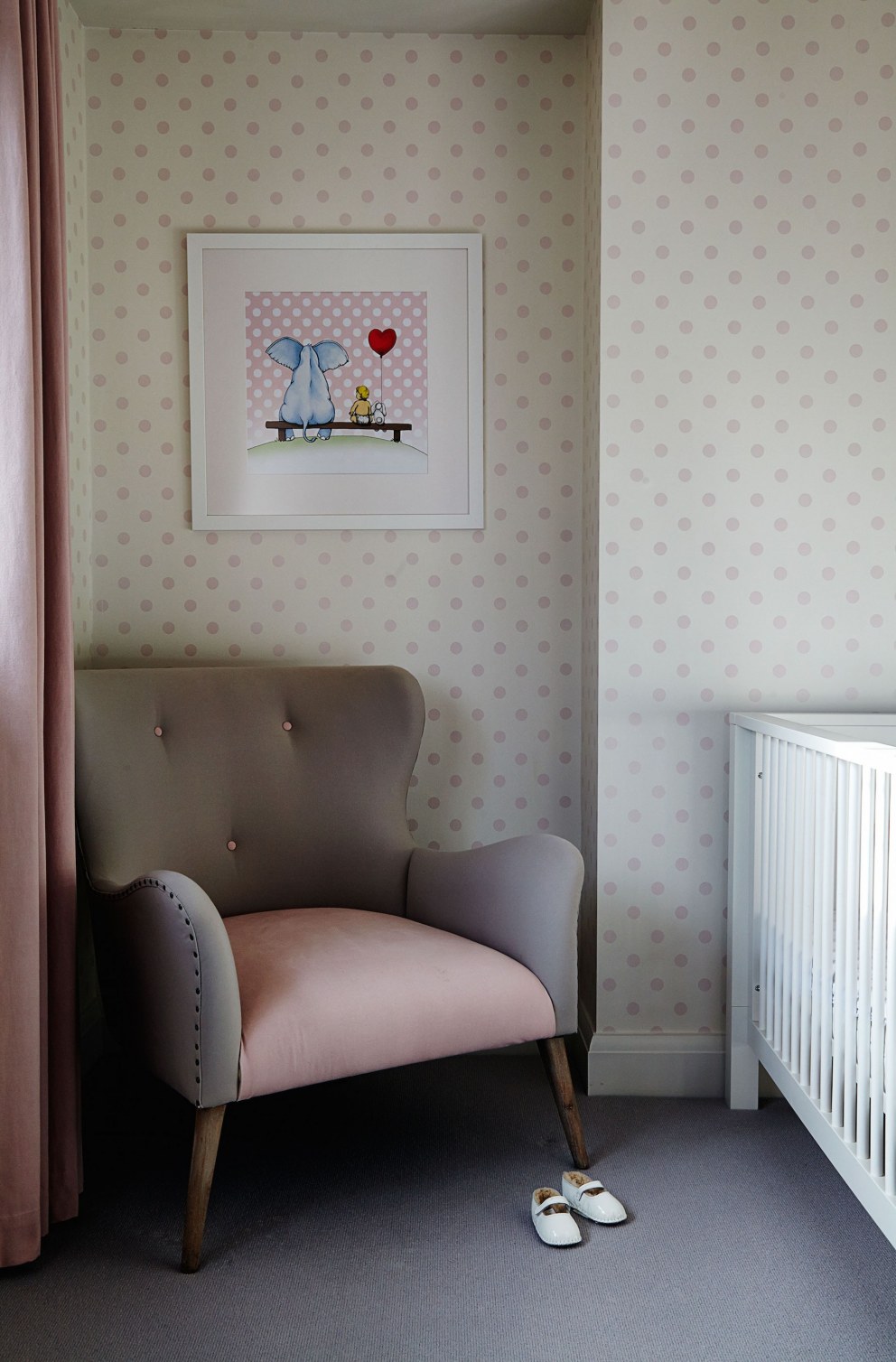 Classic-contemporary family home in North West London | Nursery | Interior Designers